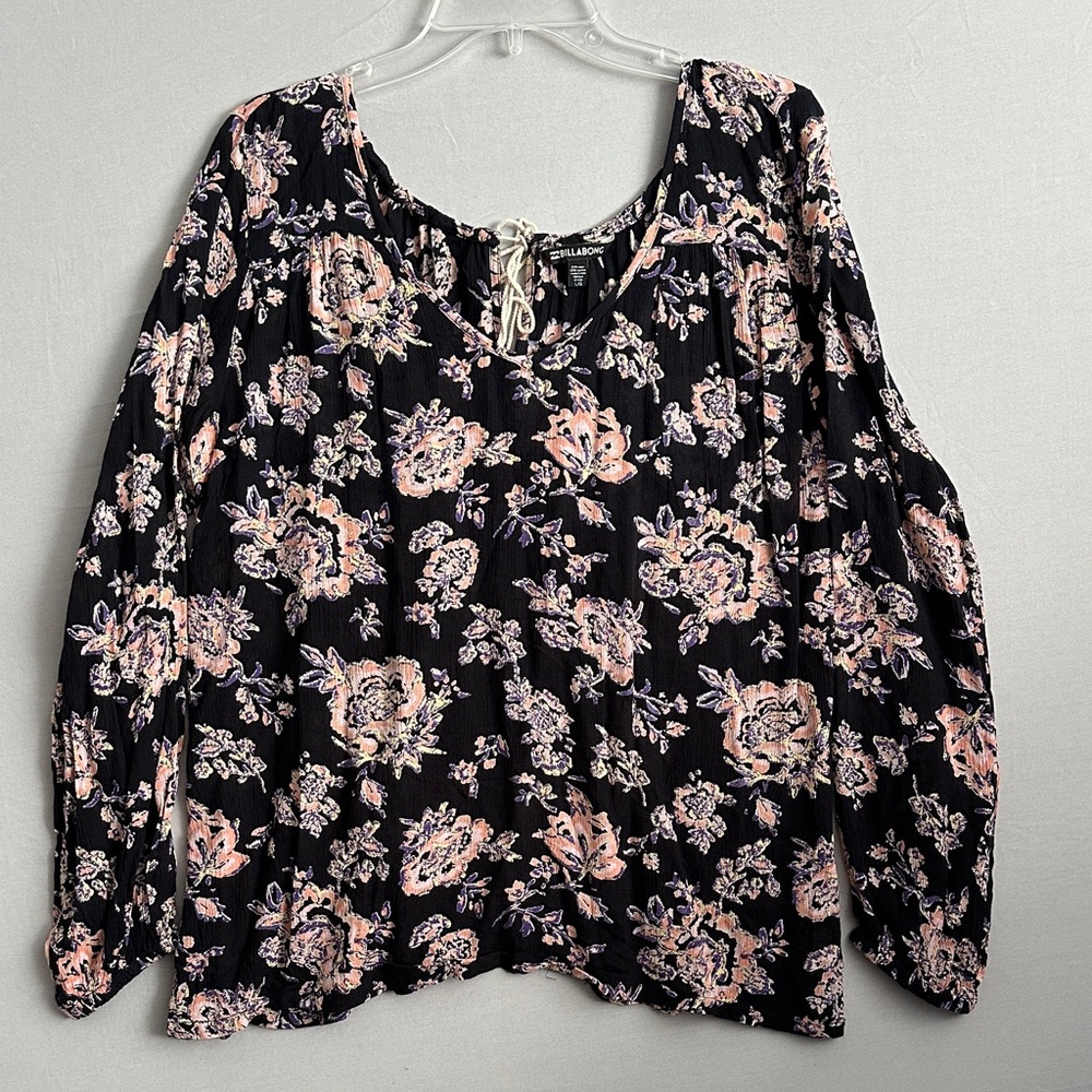 Billabong Women’s Large Floral Blouse